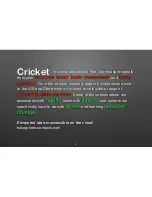 Preview for 4 page of Somaxis Cricket C1 User Manual