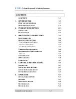 Preview for 4 page of Somerdata E1UC Installation And Operation Manual