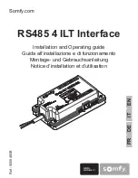 SOMFY 5058465B Installation And Operating Manual preview