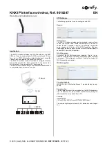 Предварительный просмотр 1 страницы SOMFY 9018247 Operating And Installation Manual