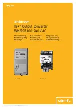 Предварительный просмотр 1 страницы SOMFY animeo 1860125 Installation Manual