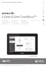 Preview for 1 page of SOMFY animeo IB+ TouchBuco 1860254 Installation Manual