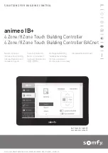 SOMFY Animeo IB+ Installation Manual предпросмотр