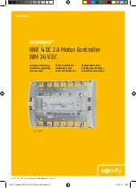 Предварительный просмотр 3 страницы SOMFY animeo KNX 4 DC 2 A Installation Manual