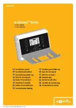 SOMFY animeo Solo Series Installation Manual preview