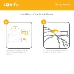 Предварительный просмотр 5 страницы SOMFY Badge Reader Manual