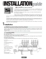 SOMFY CD 1 x 4 P6 Installation Manual предпросмотр