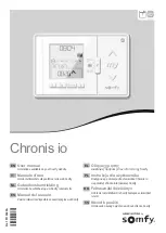 SOMFY Chronis io User Manual preview