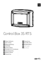 Preview for 1 page of SOMFY CONTROL BOX 3S RTS User Manual