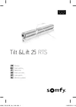 SOMFY Cord Lift WireFree TL25 Instructions Manual предпросмотр