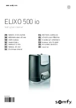 Preview for 1 page of SOMFY ELIXO 500 io User Manual