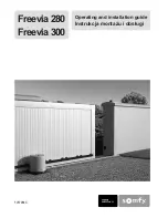 Preview for 1 page of SOMFY Freevia 280 Operating And Installation Manual