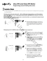 Preview for 8 page of SOMFY FTS LT50 25/17-20 Manual