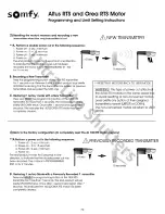 Preview for 10 page of SOMFY FTS LT50 25/17-20 Manual