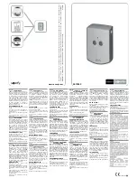 SOMFY FUNKWANDTASTER Manual предпросмотр