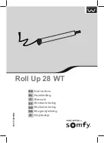 SOMFY GOME MOTION Roll Up 28 WT Instructions Manual preview