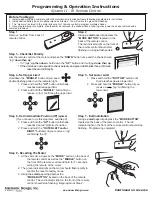 Preview for 1 page of SOMFY Harmoic Design System II Programming & Operation Instructions