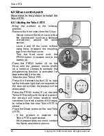 Preview for 20 page of SOMFY INTEO TELIS 4 RTS Operating And Installation Manual