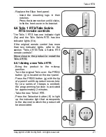 Preview for 21 page of SOMFY INTEO TELIS 4 RTS Operating And Installation Manual