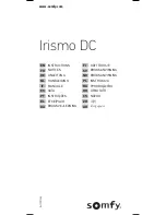 SOMFY Irismo DC Instructions Manual preview