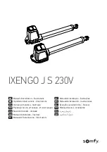 Preview for 1 page of SOMFY IXENGO J S 230V Installation Instructions Manual