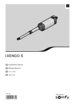 Preview for 1 page of SOMFY IXENGO S Installation Manual