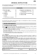 Preview for 1 page of SOMFY Orea 50 WT Original Instructions Manual