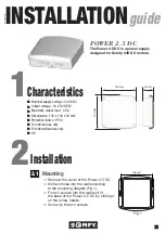 Preview for 1 page of SOMFY Power 2.5 DC Installation Manual