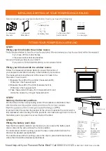 Предварительный просмотр 2 страницы SOMFY powered BLINDS Installation & Programming Manual