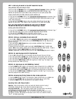 Предварительный просмотр 2 страницы SOMFY RTS LT-30RT Programming And Operation Instructions