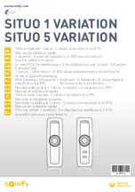 Preview for 1 page of SOMFY SITUO 1 VARIATION Quick Installation Manual