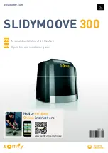 SOMFY Slidymoove 300 Operating And Installation Manual preview
