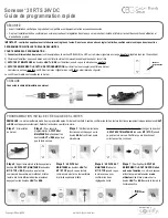 Preview for 3 page of SOMFY Sonesse 30 RTS 24V DC Quick Programming Manual