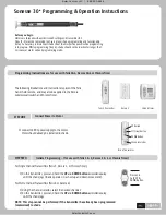 SOMFY Sonesse 30 Operation Instructions Manual preview