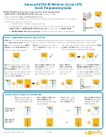 SOMFY Sonesse ULTRA 30 WireFree RTS Li-ion Quick Programming Manual preview