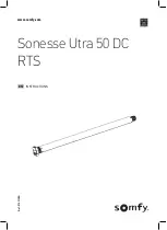 SOMFY Sonesse Utra 50 DC Instructions Manual preview