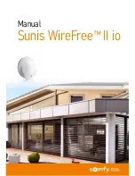 Предварительный просмотр 1 страницы SOMFY Sunis WireFree II io Manual