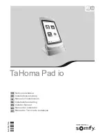 SOMFY TaHomaPad io Installer Manual предпросмотр