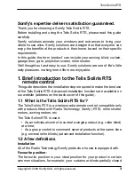 Preview for 3 page of SOMFY Telis Soliris RTS Operating And Installation Manual