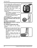 Preview for 18 page of SOMFY Telis Soliris RTS Operating And Installation Manual