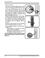 Preview for 22 page of SOMFY Telis Soliris RTS Operating And Installation Manual