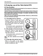 Preview for 26 page of SOMFY Telis Soliris RTS Operating And Installation Manual