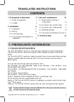 Preview for 3 page of SOMFY Tilt & Lift 25 RTS Central Instructions Manual