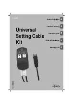 SOMFY Universal Setting Cable Kit Installation Manual preview