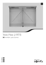 SOMFY Yslo Flex 2 RTS Installation Manual предпросмотр