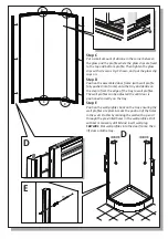 Предварительный просмотр 4 страницы SOMMER Single Door Quadrant Assembly Manual