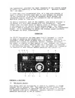 Предварительный просмотр 7 страницы Sommerkamp FT-277 Instruction Manual