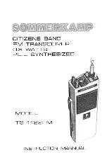 Sommerkamp TS -1122FM Instruction Manual предпросмотр