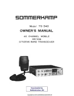 Sommerkamp TS-340 Owner'S Manual preview