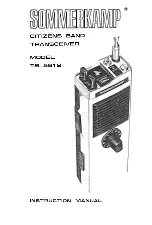 Предварительный просмотр 1 страницы Sommerkamp TS- 5612 Instruction Manual